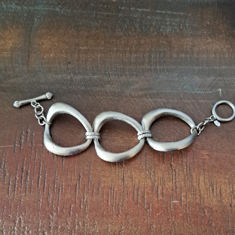 Silver Tone Link Bracelet